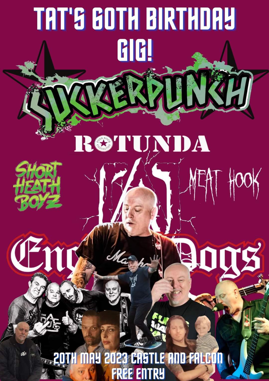 Tat's 60th Birthday Gig feat Suckerpunch, Rotunda + more